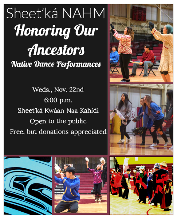 Honoring Our Ancestors Sheet'ka NAHM 2023